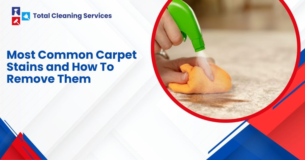 Most Common Carpet Stains and How To Remove Them