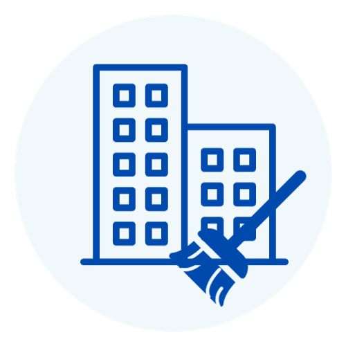 Building Cleaning Icon